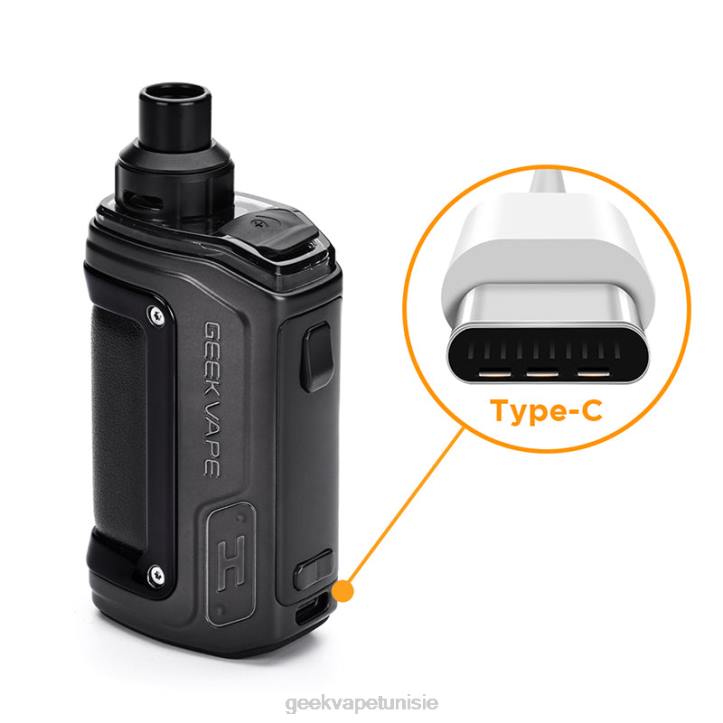 GeekVape Tunisie - GeekVape h45 (aegis hero 2) kit de mod pod 1400mah 4ml bronze à canon ZJ6P97