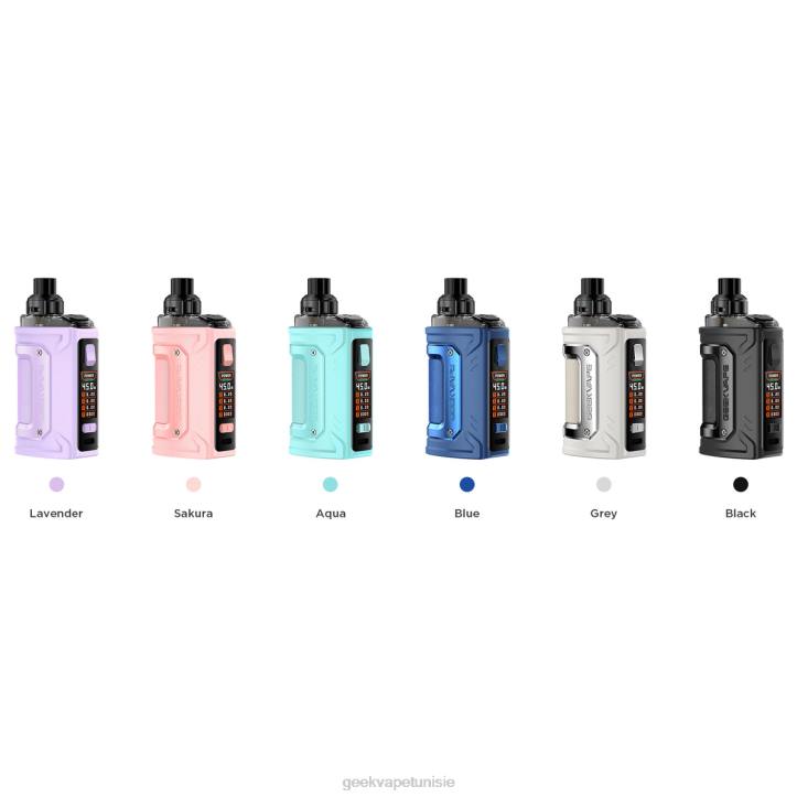 GeekVape Tunisie - GeekVape h45 classique (aegis hero 2 classic) kit pod 1400mah 4ml aqua ZJ6P105