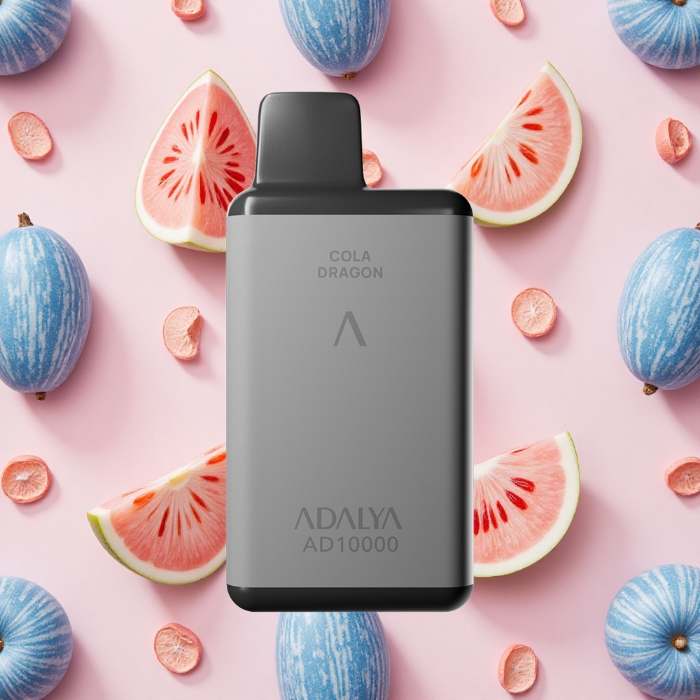 Adalya AD 10000 Puffs E-cigarette Jetable Gris Spatial et Melon Bleu