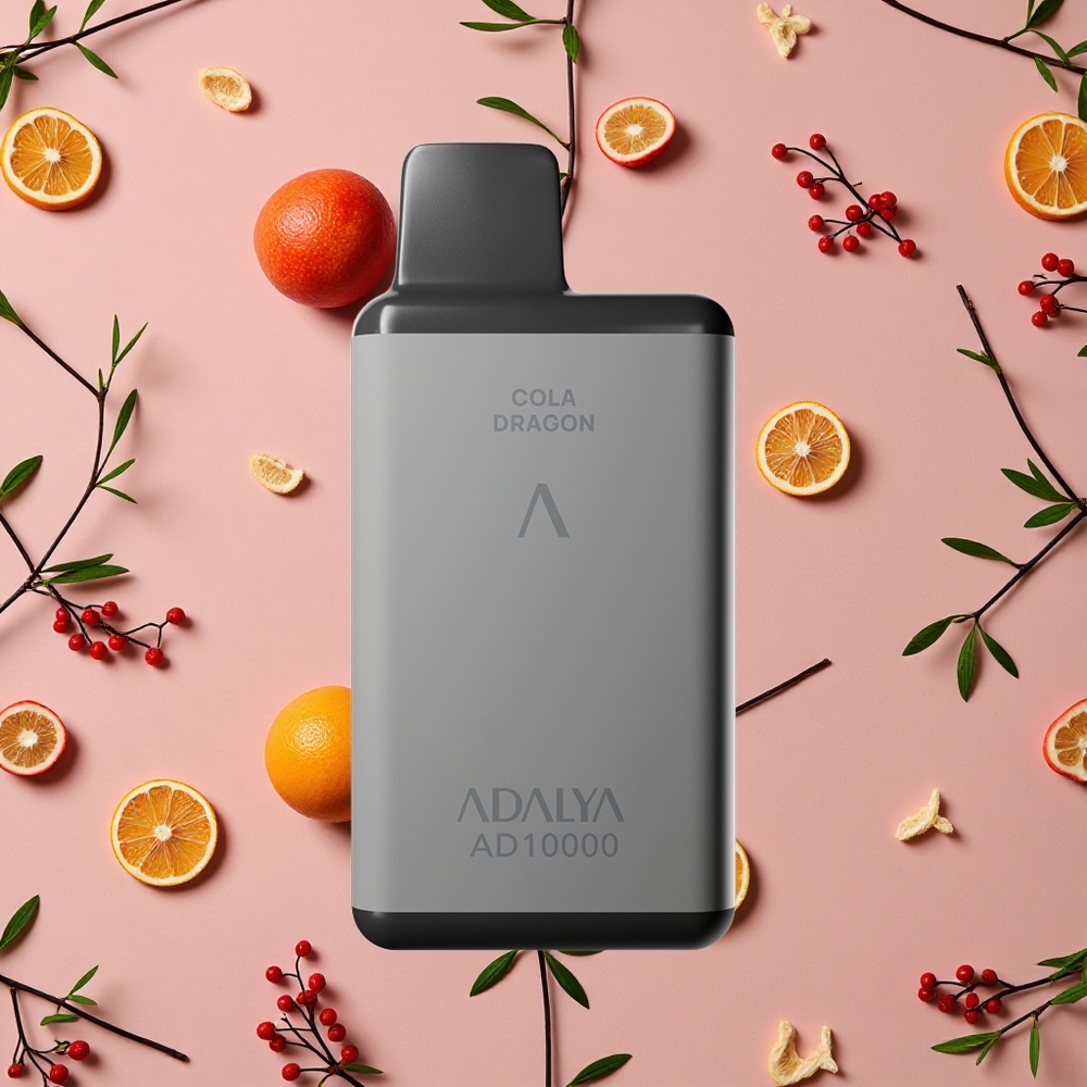 Adalya AD 10000 Puffs Gris Spatial Vape Jetable Berlin Nuit