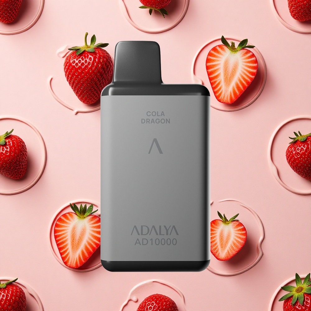 Adalya AD 10000 Puffs Vape Jetable Fraise Éclatante avec 14 ml d'e-liquide
