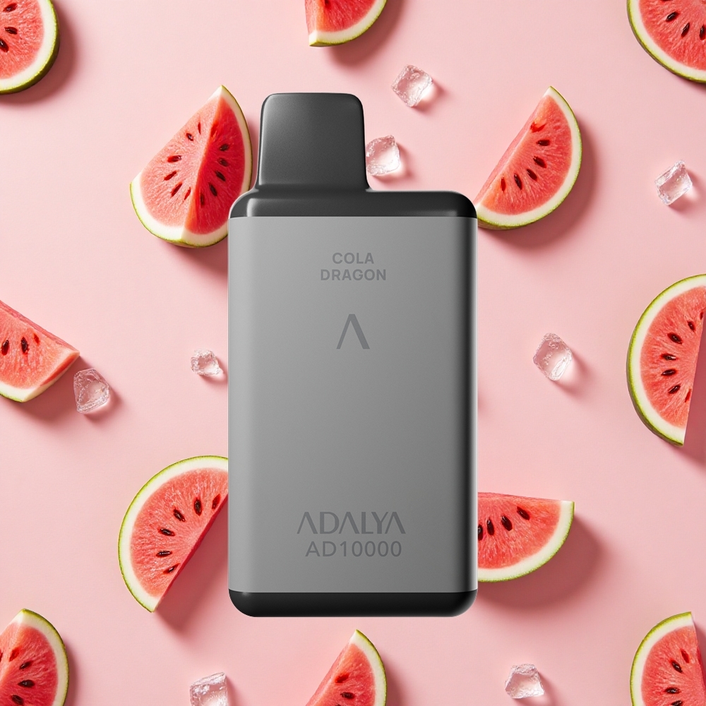 Adalya AD 10000 Puffs Vape Jetable Pastèque Glacée avec 14 ml d'e-liquide