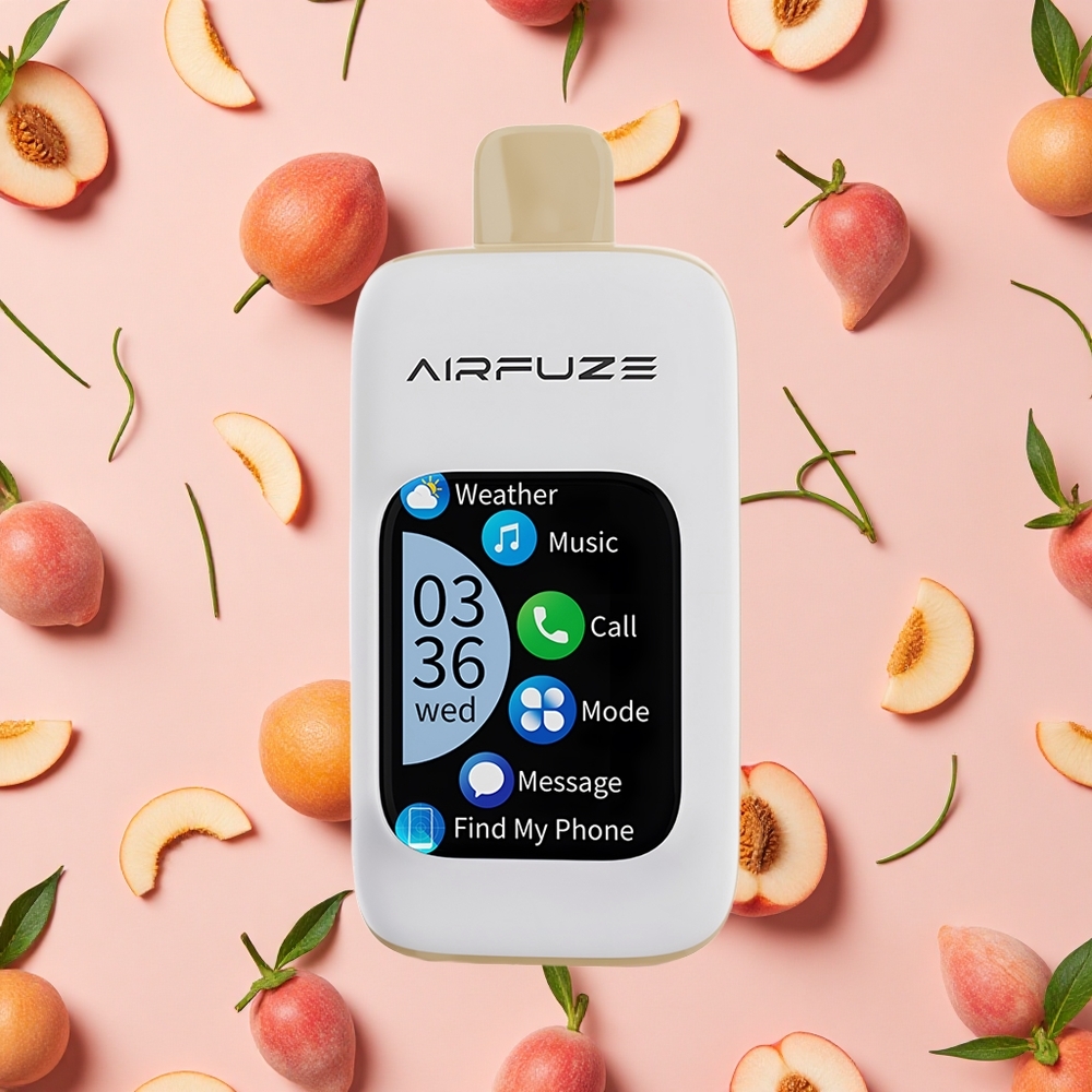 AirFuze Smart 30000 Bouffées Disposable Pod Juicy Peach (Pêche Juteuse)