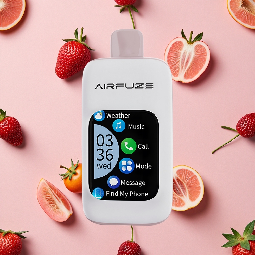 AirFuze Smart 30000 Puffs Disposable Pod Écran Tactile 2,01" et Berry Burst