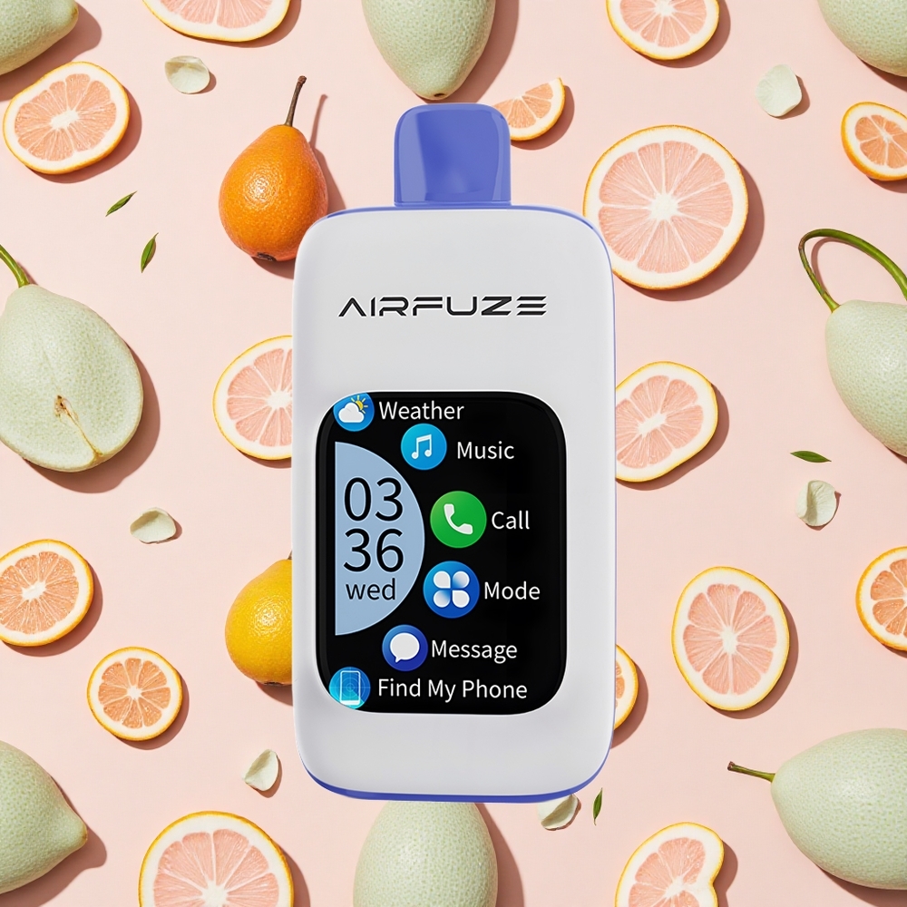 AirFuze Smart 30000 Puffs Pod Jetable Miami Menthe avec Écran Tactile 2,01" TFT