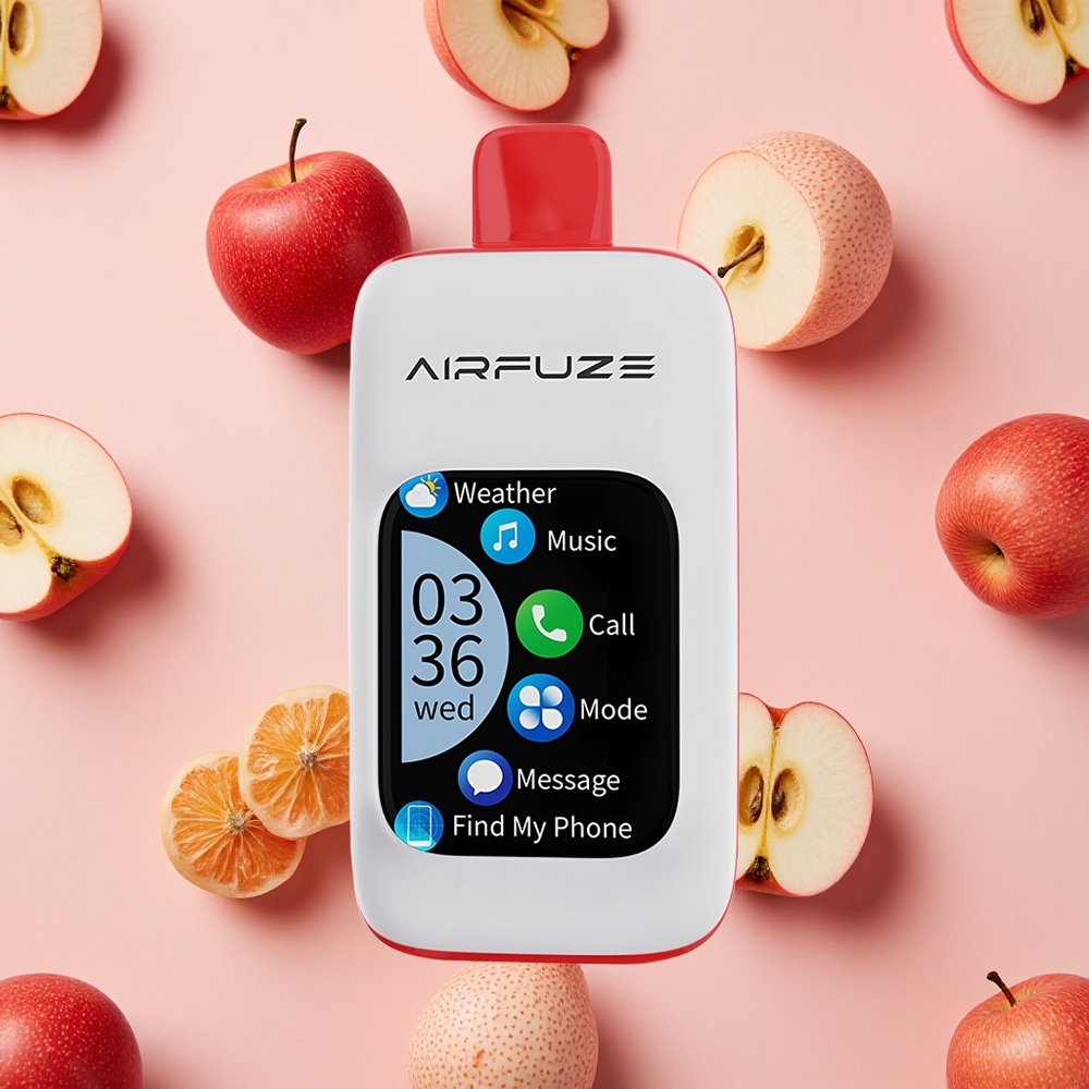 AirFuze Smart 30000 Puffs Triple Pomme avec Écran Tactile 2,01"