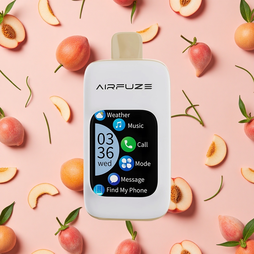 Airfuze Smart Pro 40000 Puffs Rechargeable 900mAh Pêche Juteuse
