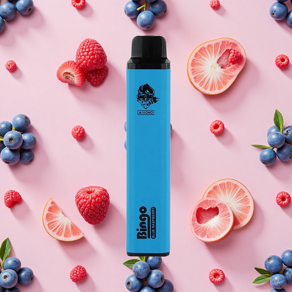Aivono AIM BINGO 4000 Bouffées Framboise Bleue