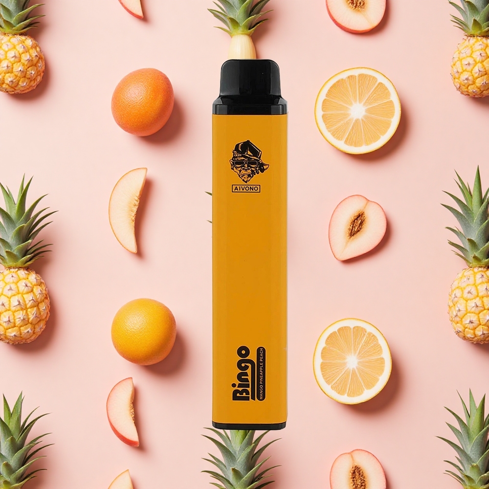 Aivono AIM BINGO 4000 Puffs Ananas Pêche 10 mL