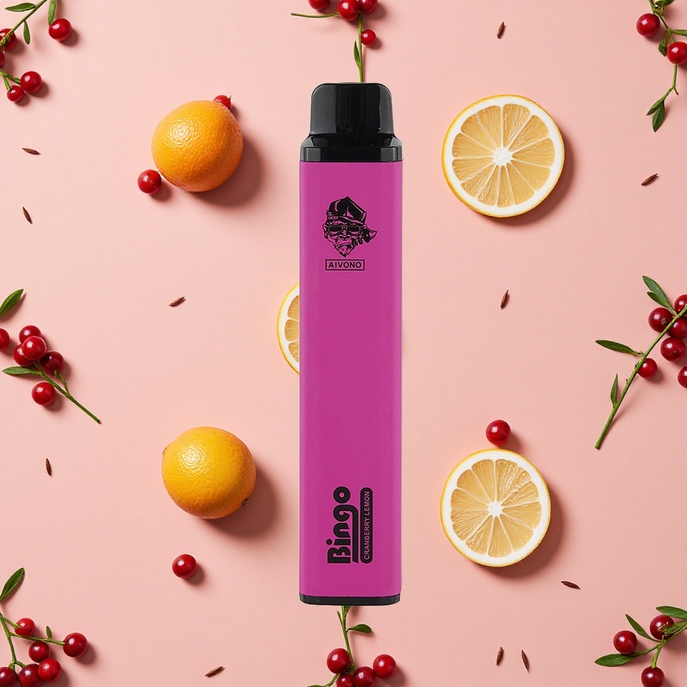 Aivono AIM BINGO 4000 Puffs Canneberge Citron avec 10 mL