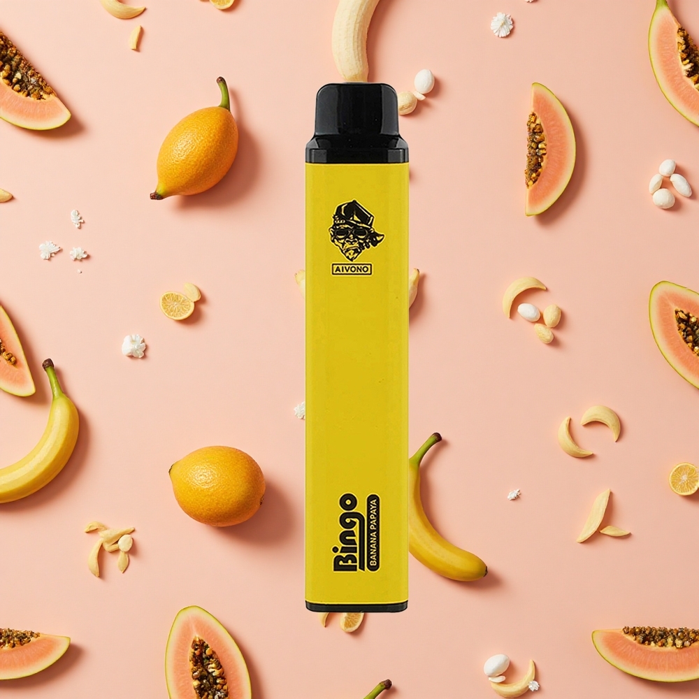 Aivono Aim Bingo 4000 Puffs Banane Papaye 10 mL