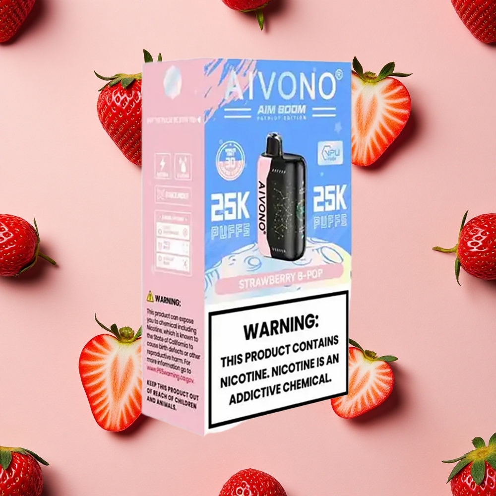 Aivono AIM BOOM 25000 Puffs 28ml Fraise B Pop