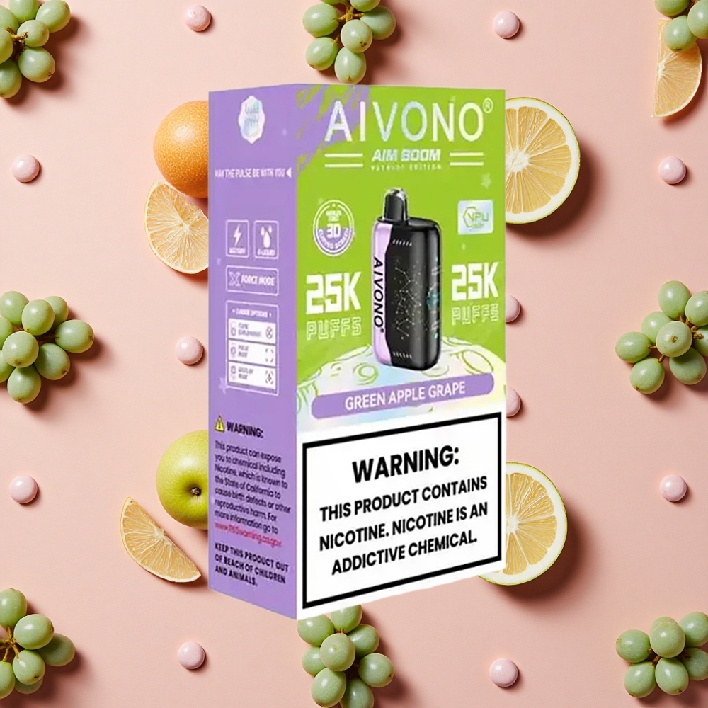Aivono AIM BOOM 25000 Puffs 28ml Pomme Verte Raisin