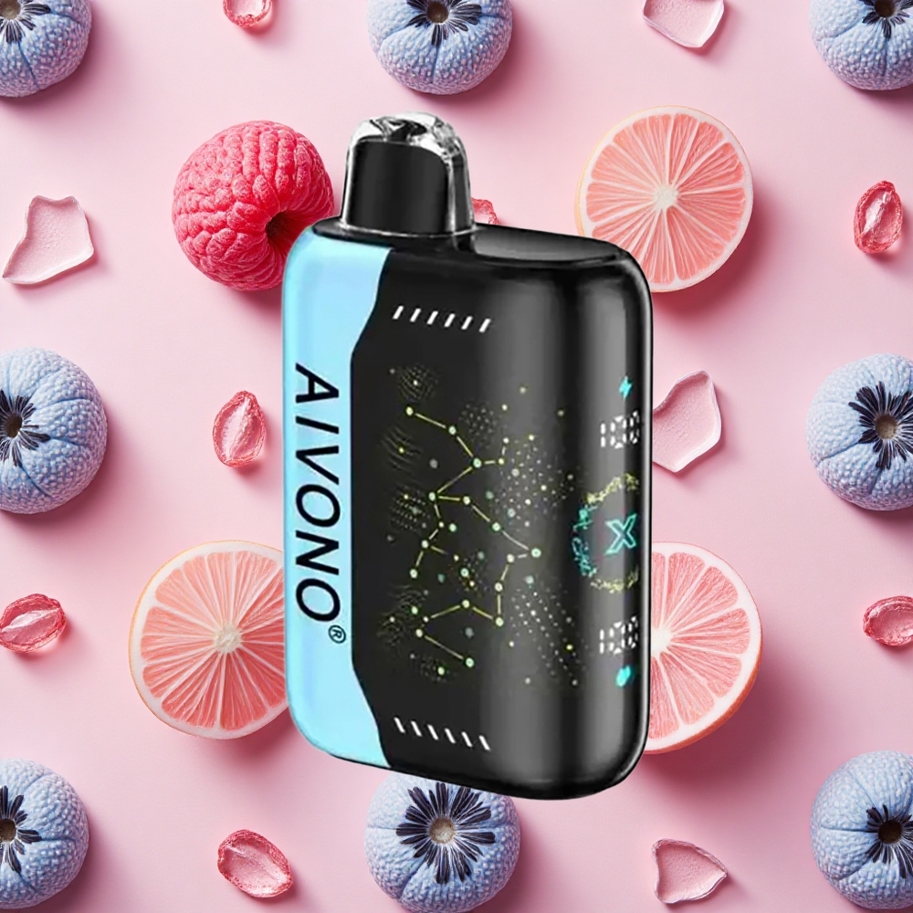 Aivono AIM BOOM 25000 Puffs Capacité 28ml Bleu Framboise Glace
