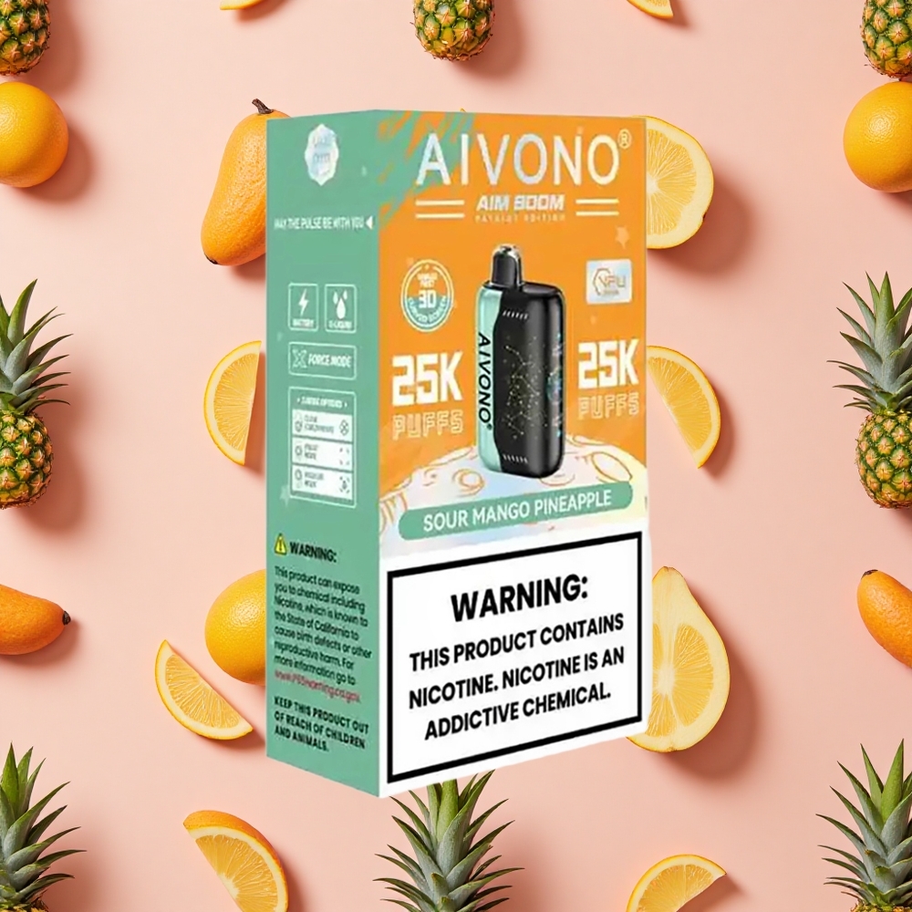 Aivono AIM BOOM 25000 Puffs Mangue Ananas Aigre 28ml