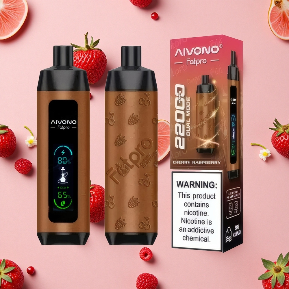 Aivono AIM FATPRO 22000 Puffs Cerise Framboise 28ml E-liquide