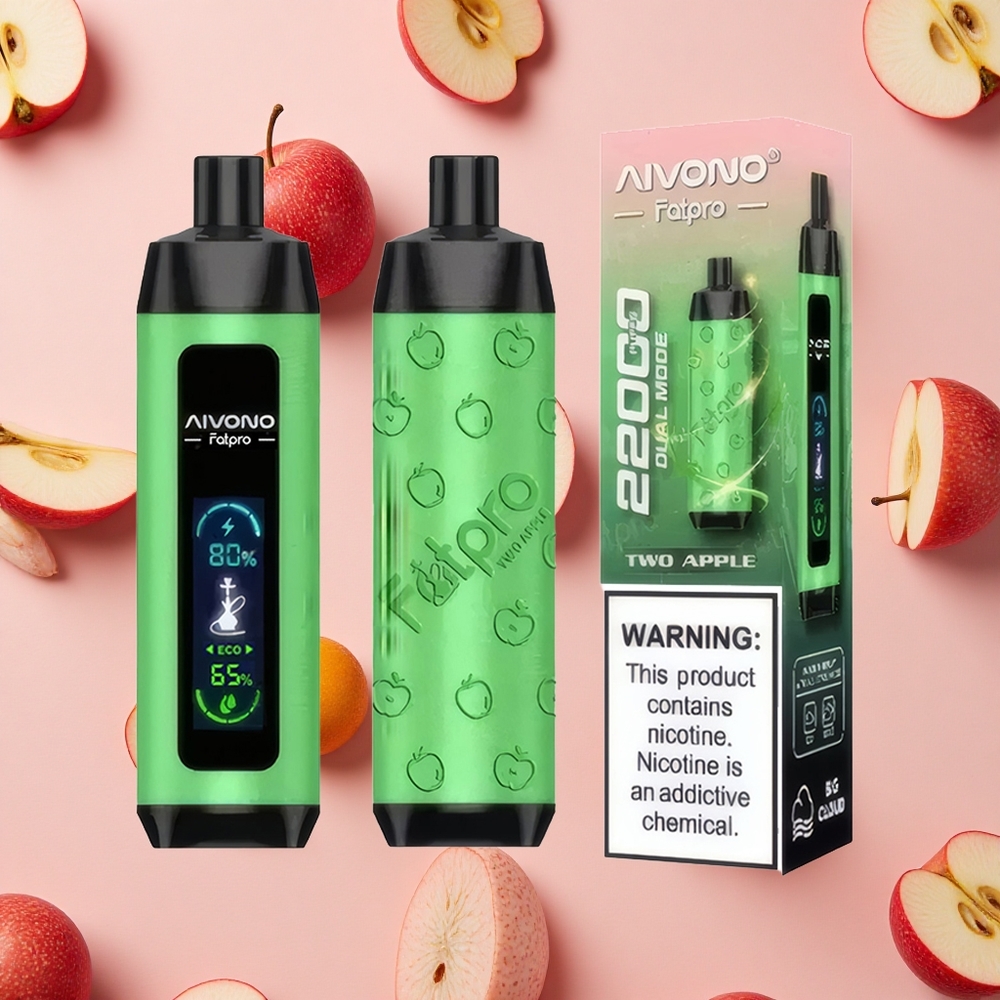 Aivono AIM FATPRO 22000 Puffs Deux Pommes 28ml E-liquide