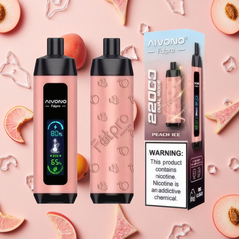 Aivono AIM FATPRO 22000 Puffs Pêche Glacée 28ml