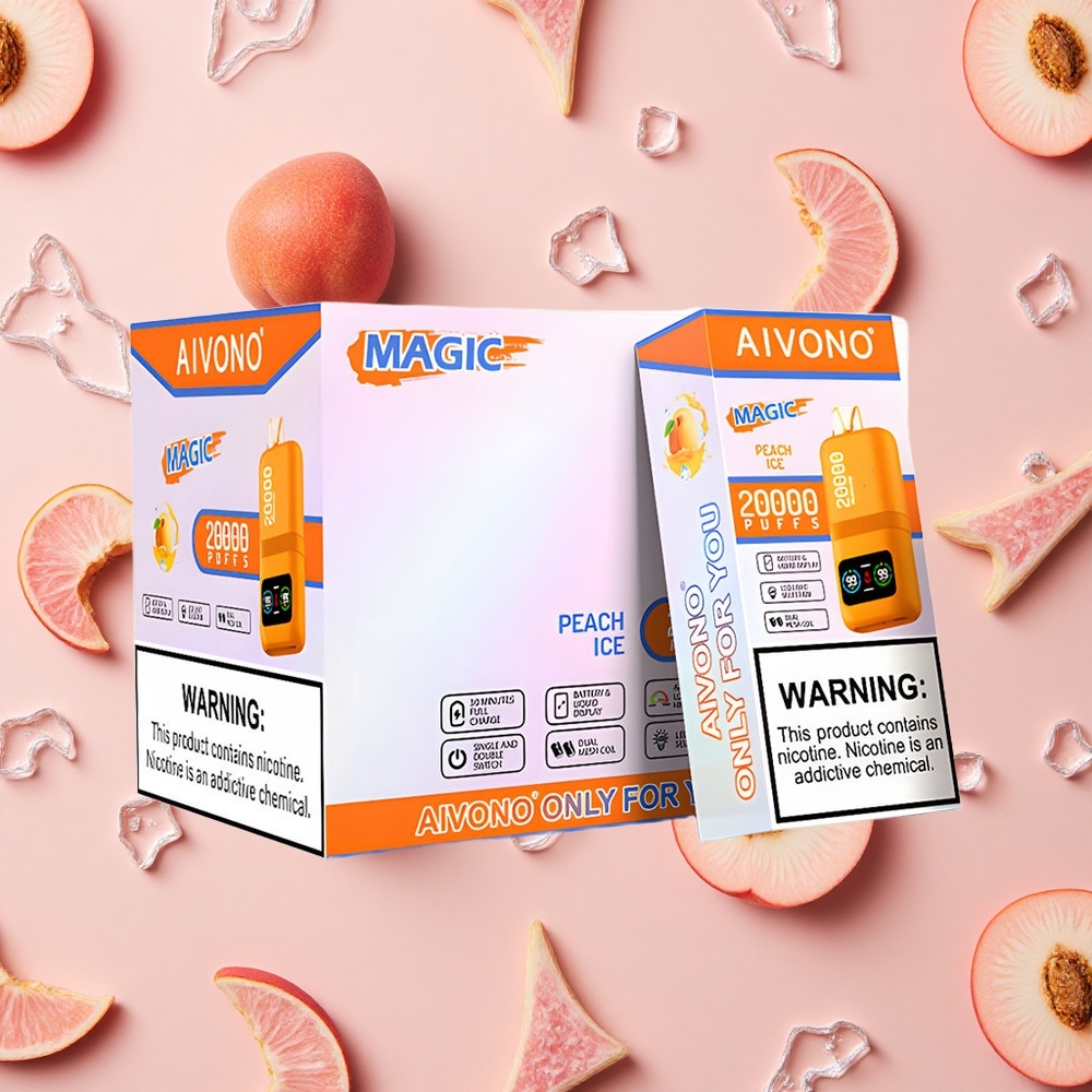 Aivono AIM MAGIC 20000 Puffs 26ml Double Mesh Glace à la Pêche