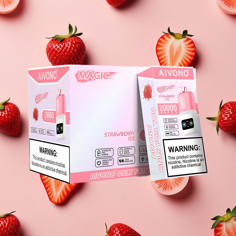 Aivono AIM MAGIC 20000 Puffs Fraise Glacée avec 26ml E-liquide