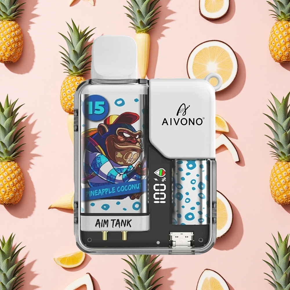 Aivono AIM-TANK 9500 Puffs 18ml Ananas Noix de Coco