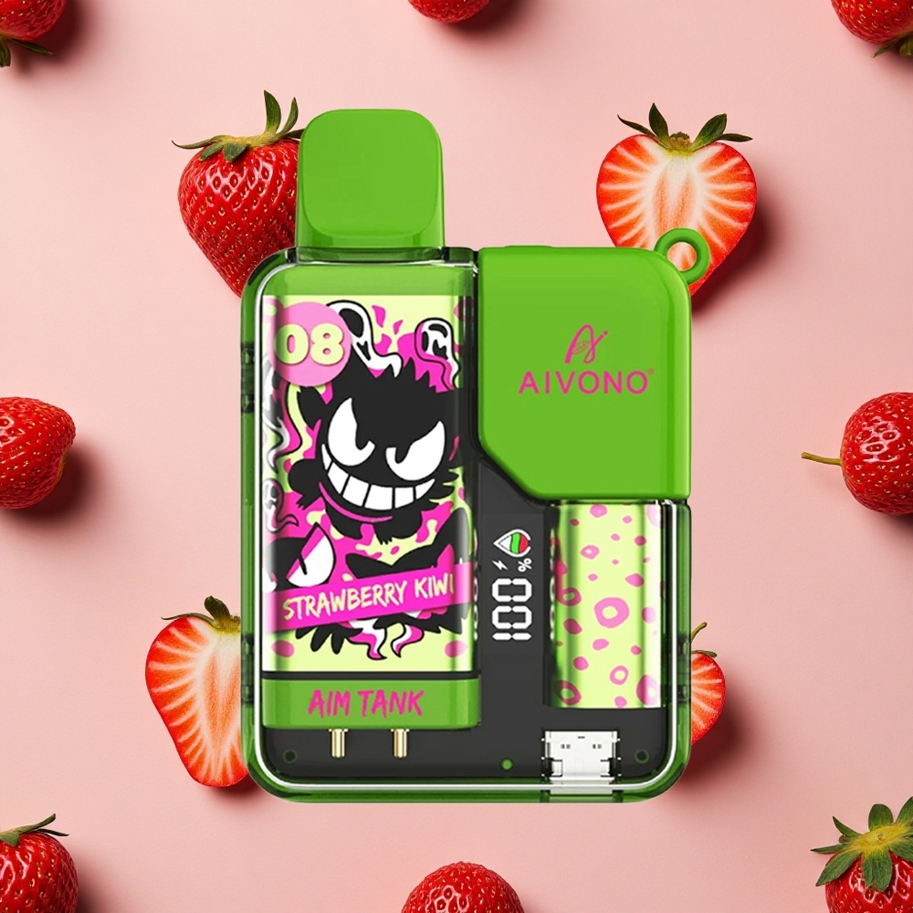 Aivono AIM-TANK 9500 Puffs 18ml Capacité 650mAh Fraise Kiwi