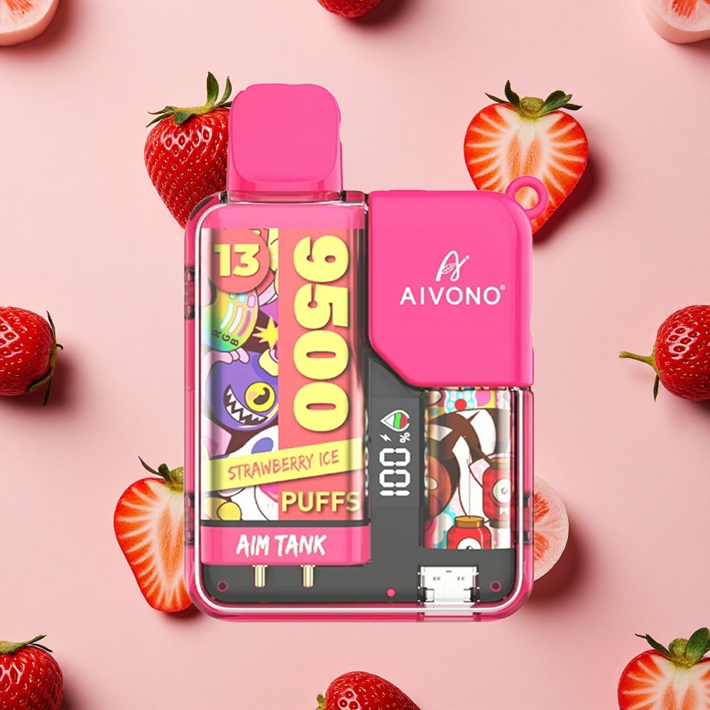 Aivono AIM-TANK 9500 Puffs 18ml Fraise Glacée