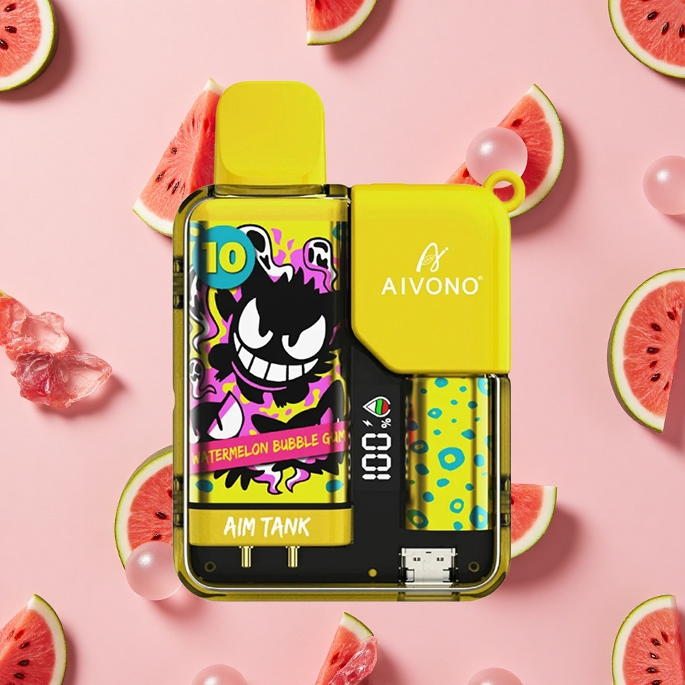 Aivono AIM-TANK 9500 Puffs Bubble Gum Pastèque 18ml Capacité