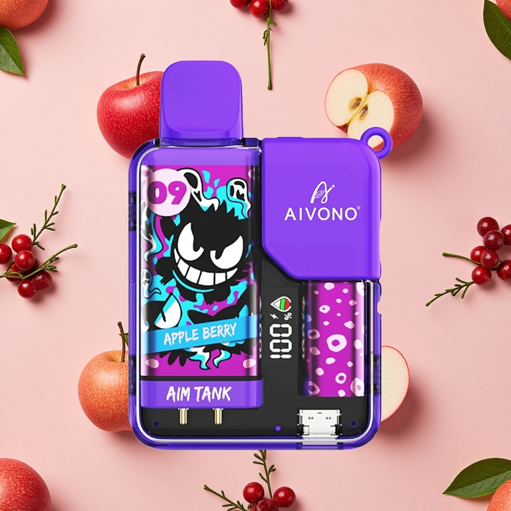 Aivono AIM-TANK 9500 Puffs Pomme Baies avec 18ml de E-liquide