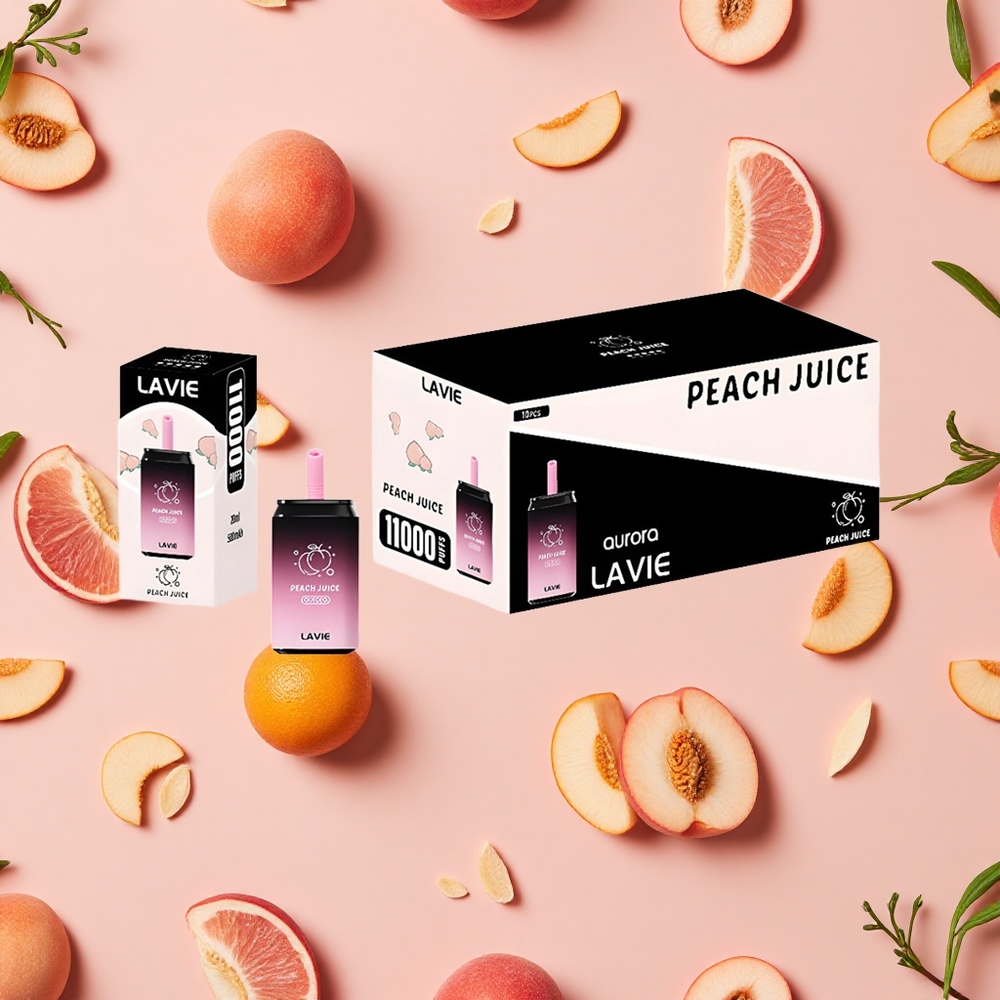 LAVIE Aurora 11000 Bouffées Vape Jetable Jus de Pêche
