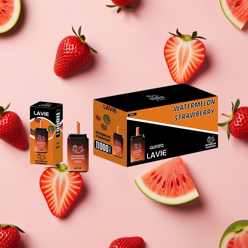 LAVIE Aurora 11000 Puffs Fraise Pastèque 22ML Rechargeable
