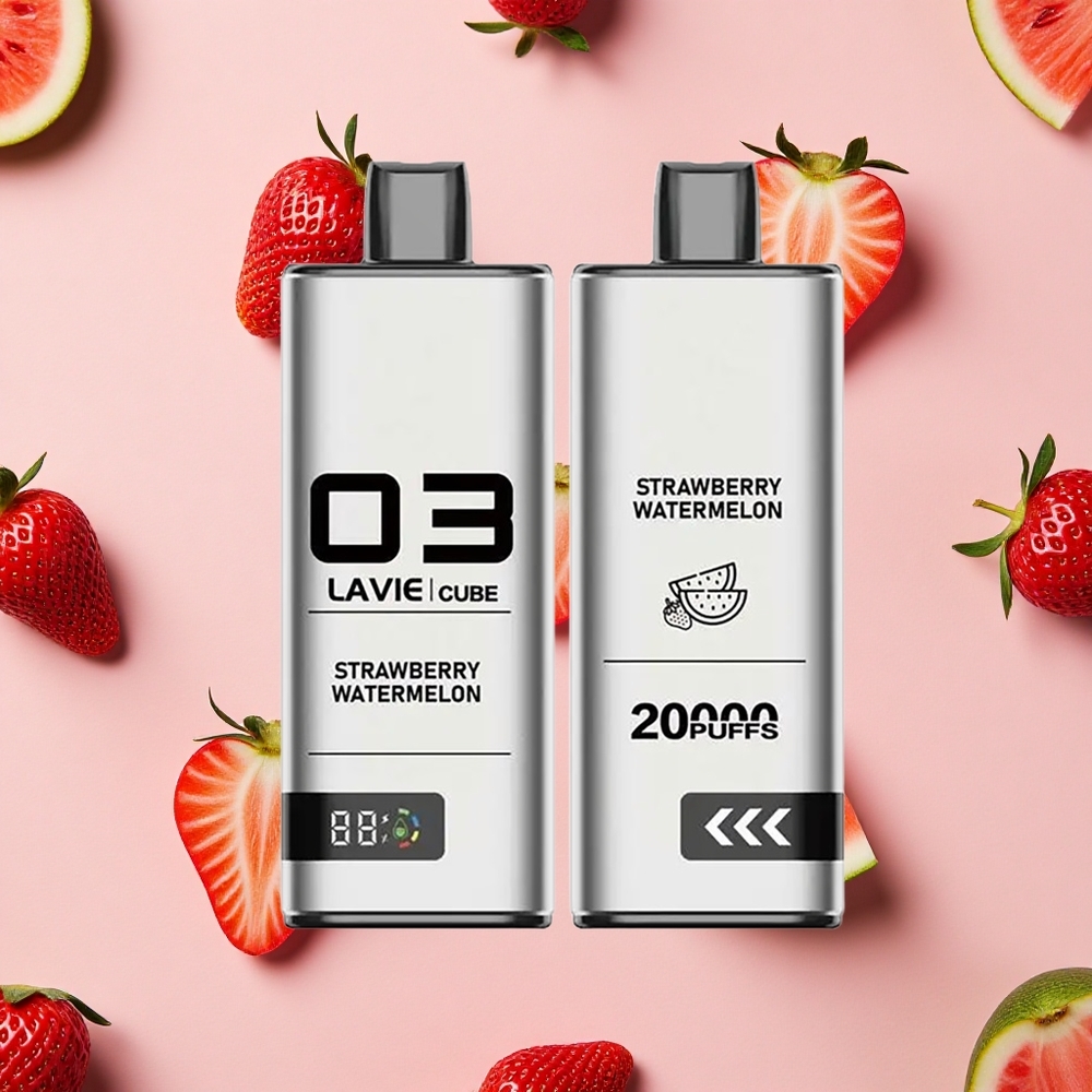 Lavie Cube 20000 Bouffées Vape Jetable Fraise Pastèque
