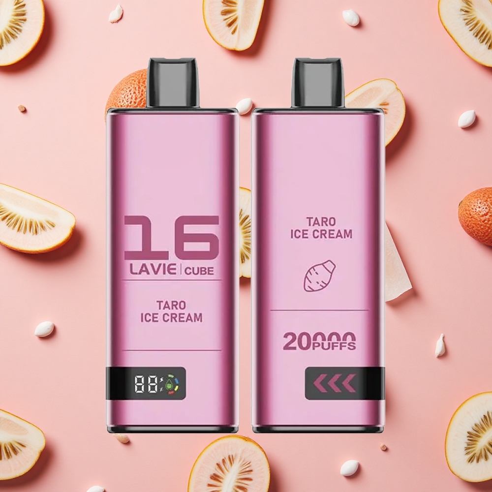 Lavie Cube 20000 Bouffées Vape Jetable Glace à la Taro
