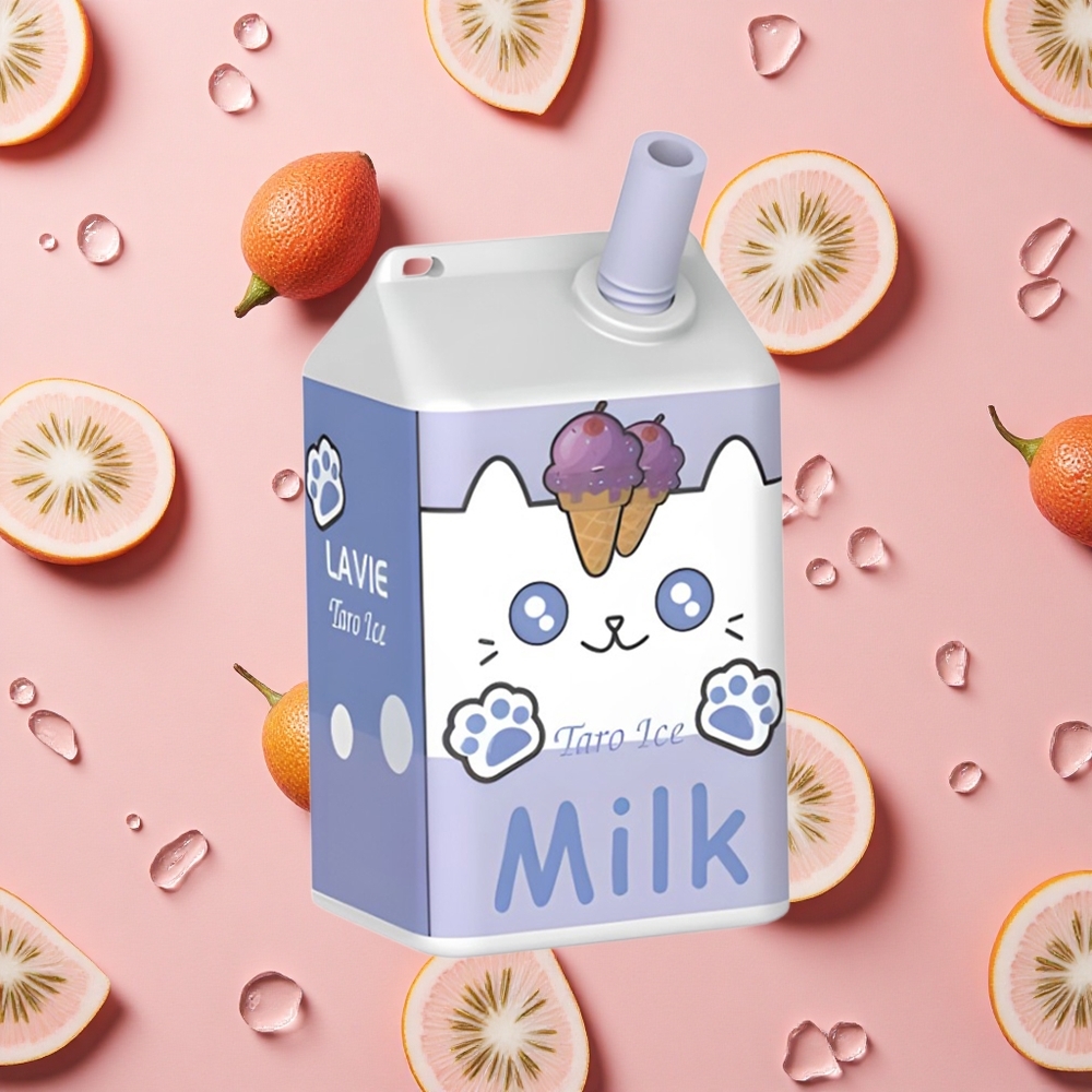 LAVIE Lait 7000 Bouffées Vape Jetable Glace Taro