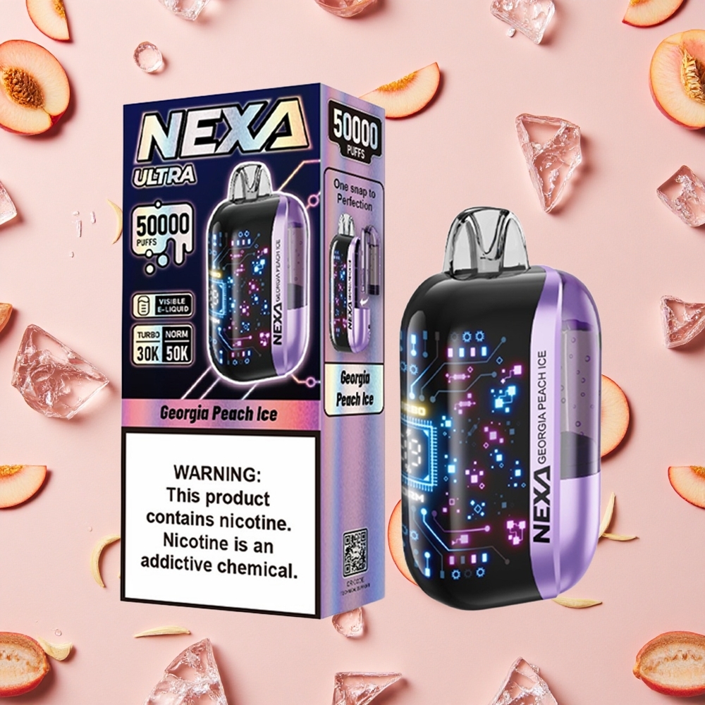 NEXA Ultra 50K Pêche de Géorgie Glacée avec Écran 3D