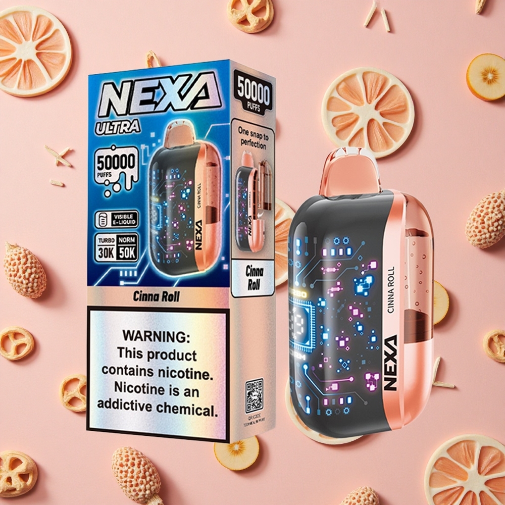 NEXA Ultra 50K Vape Jetable Cinna Roll 50000 Bouffées