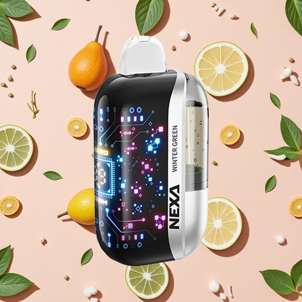 NEXA Ultra 50K Vape Jetable Hiver Vert avec 50000 Bouffées
