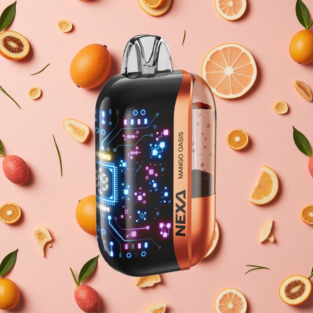 NEXA Ultra 50K Vape Jetable Mangue Oasis avec Écran Courbe 3D