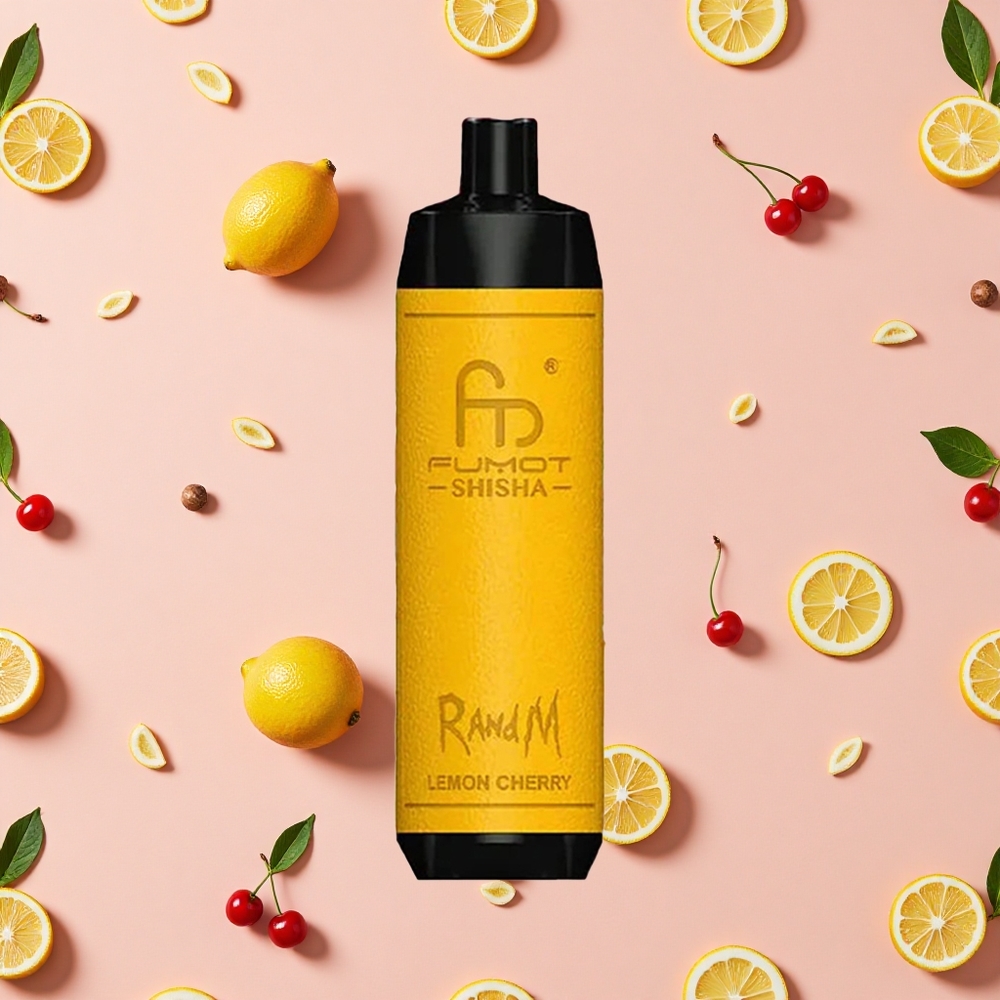 RandM Fumot Shisha 10000 Bouffées Vape Jetable Citron Cerise
