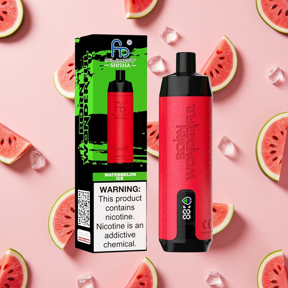 RandM Fumot Shisha 10000 Bouffées Vape Jetable Pastèque Glacée