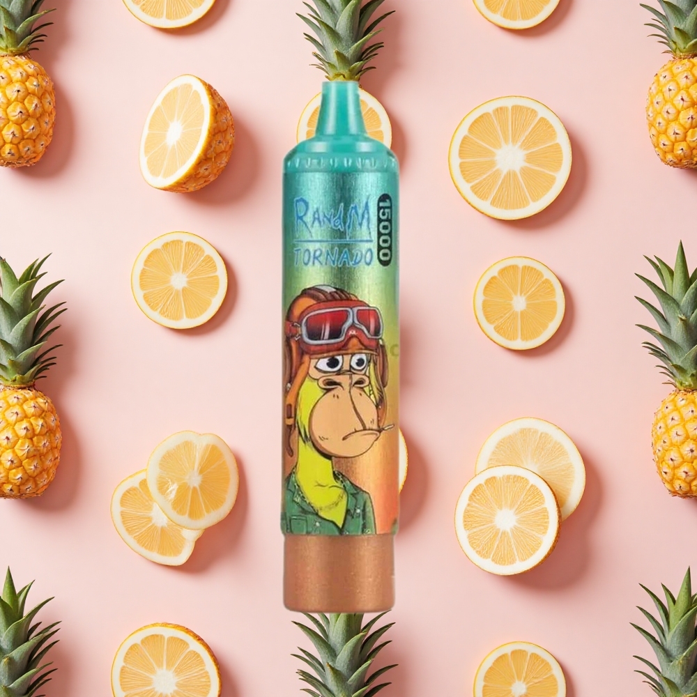 RandM Fumot Tornado 15000 Bouffées Vape Jetable Ananas Glacé