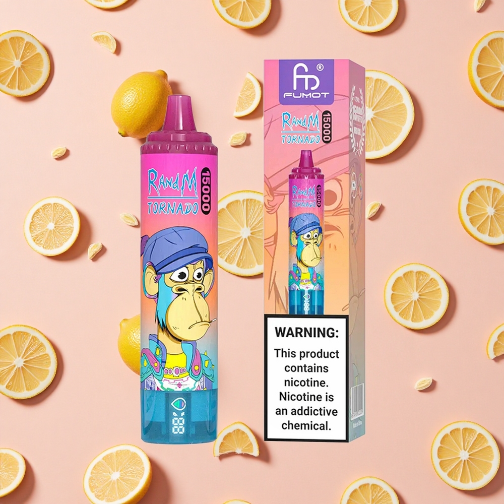 RandM Fumot Tornado 15000 Bouffées Vape Jetable Limonade