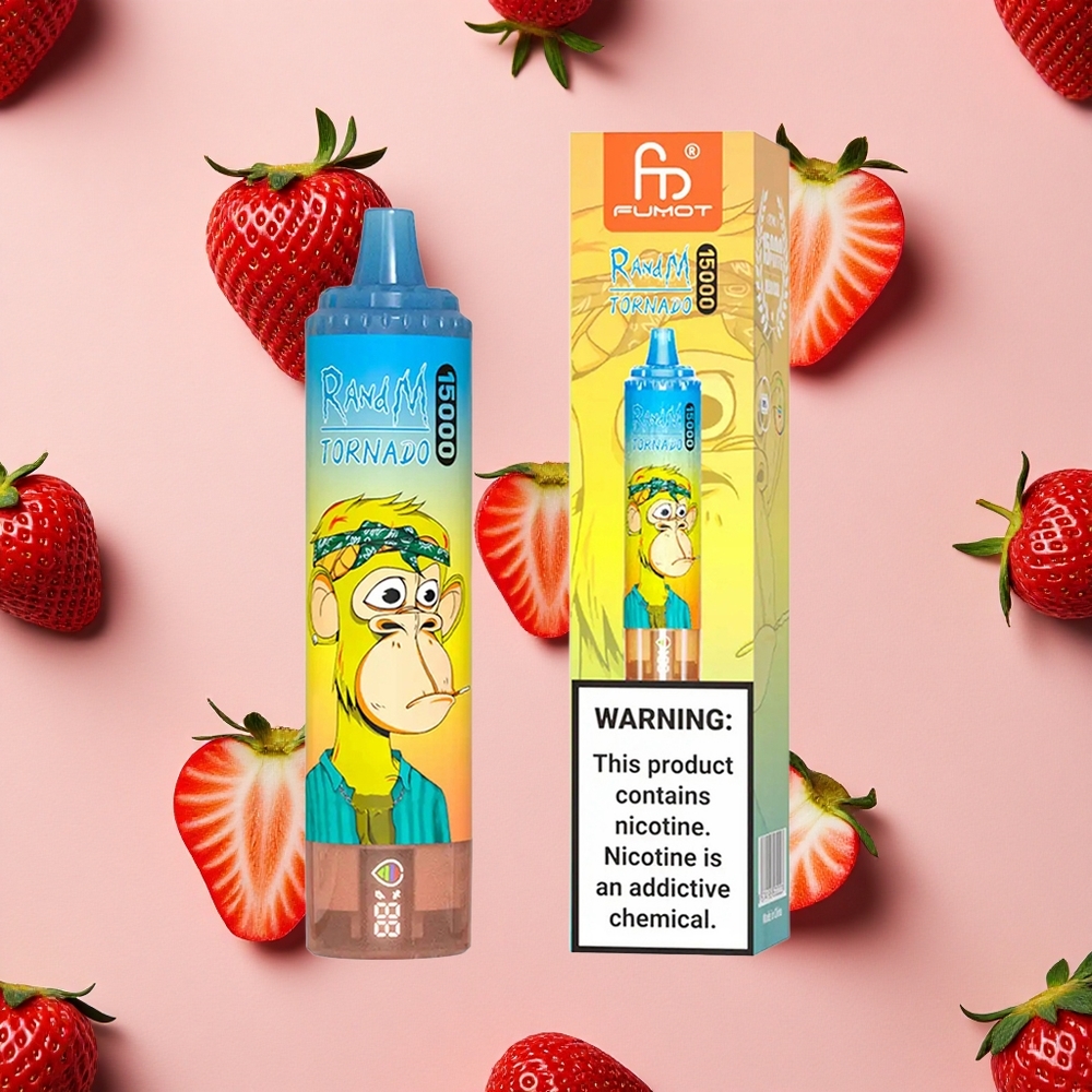 RandM Fumot Tornado 15000 Puffs 25ml Fraise