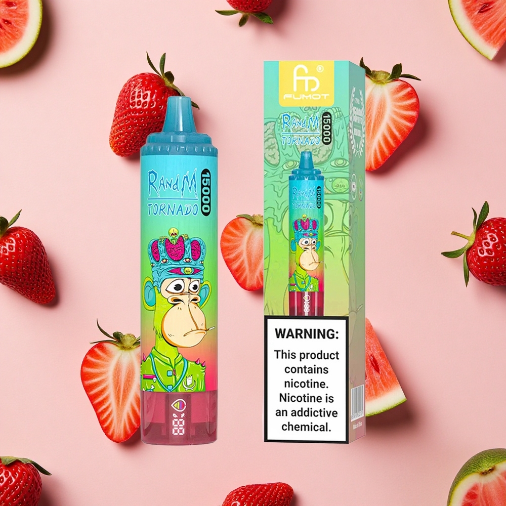 RandM Fumot Tornado 15000 Puffs 25ml Fraise Pastèque