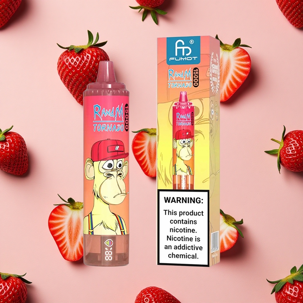 RandM Fumot Tornado 15000 Puffs 25ml Fraise Red Bull