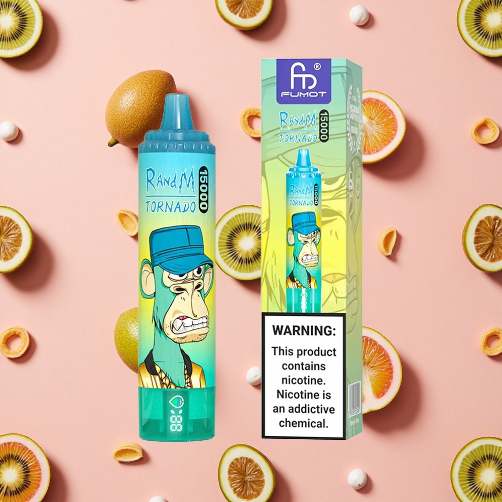 RandM Fumot Tornado 15000 Puffs 25ml Kiwi Fruit de la Passion Goyave
