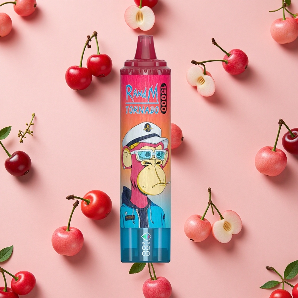 RandM Fumot Tornado 15000 Puffs 25ml LCD Cerise