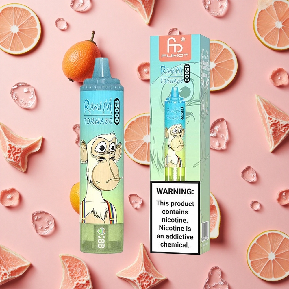 RandM Fumot Tornado 15000 Puffs Vape Jetable Glace Pop