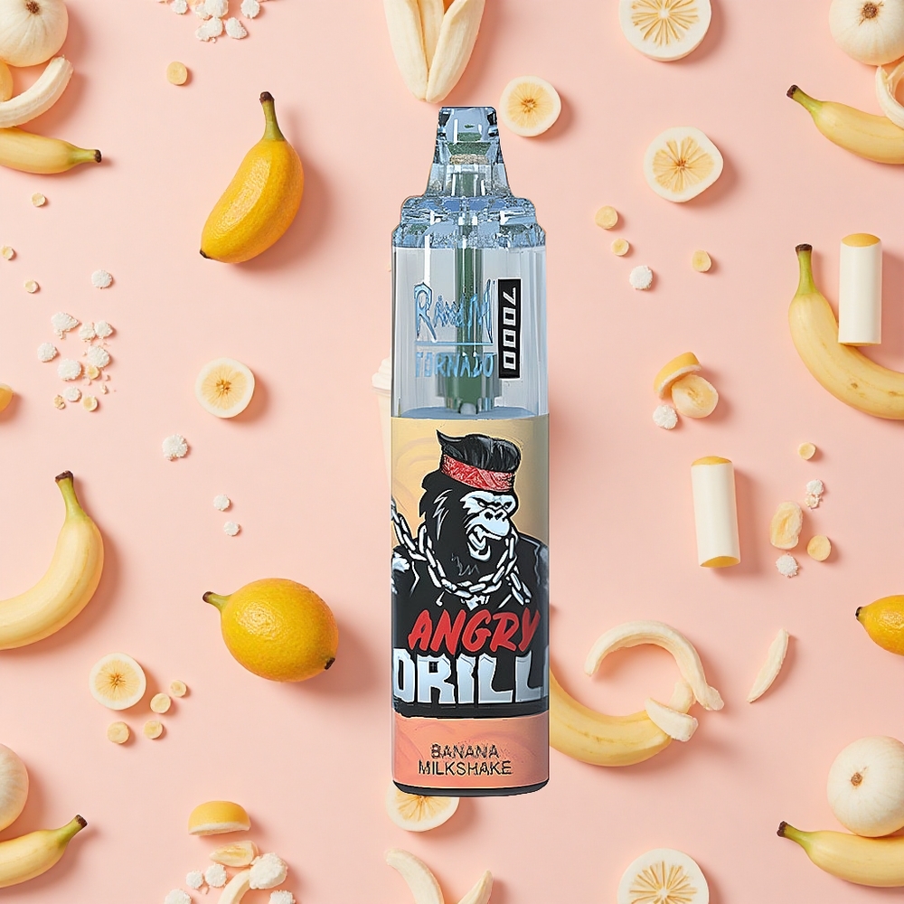 RandM Fumot Tornado 7000 Bouffées Vape Jetable Banane Milkshake