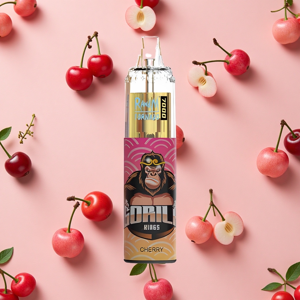 RandM Fumot Tornado 7000 Bouffées Vape Jetable Cerise